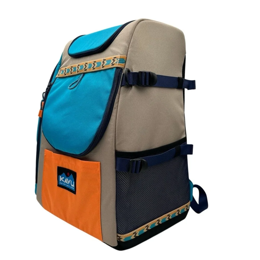 KAVU Pacific Rimshot Disc Golf Bag Padded Frisbee Holder Backpack - Jamboree